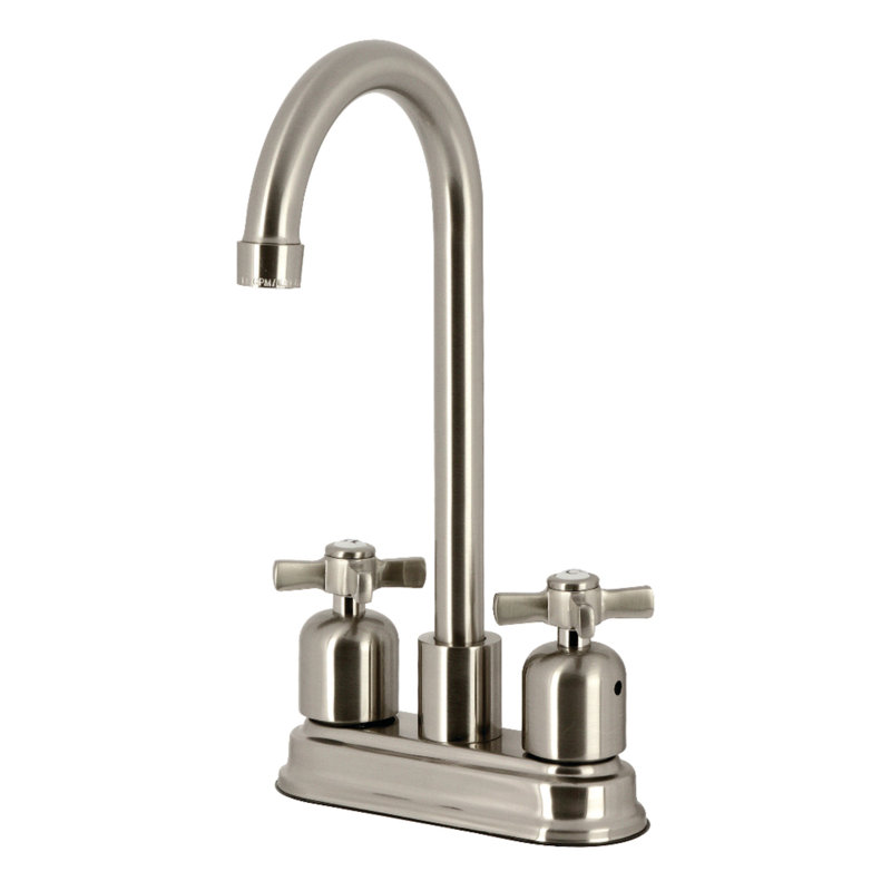 Kingston Brass Millennium Two-Handle 2-Hole Deck Mount Bar Faucet