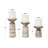 10.00'' H Wood Tabletop Candlestick-1871320474