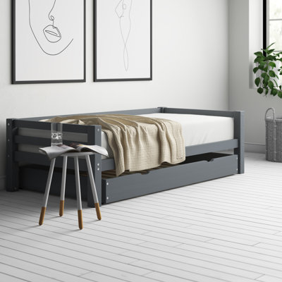 Hongyu Solid Wood Daybed with Trundle