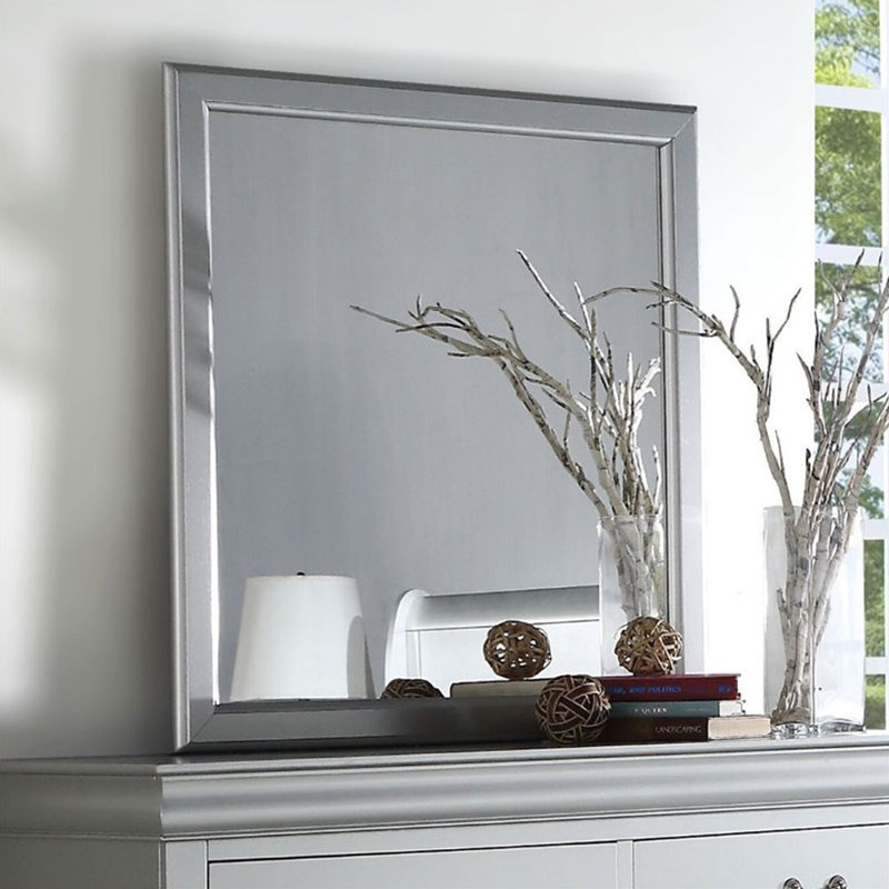 Sandburg Mirror, Gray