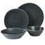 Bloomhouse Montecito Breeze 16 Piece (Service for 4) Double Plates and Bowls Stoneware Reactive Glaze Dinnerware Set - Laguna Dawn-2105447725