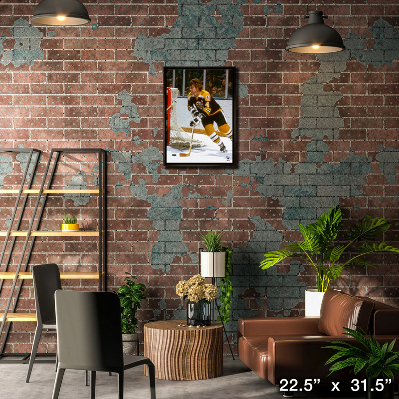 Bobby Orr 20 x 29, toile encadrée Bruins Action-V