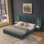 Upholstered Bed Frame With Headboard-135853625-135853627