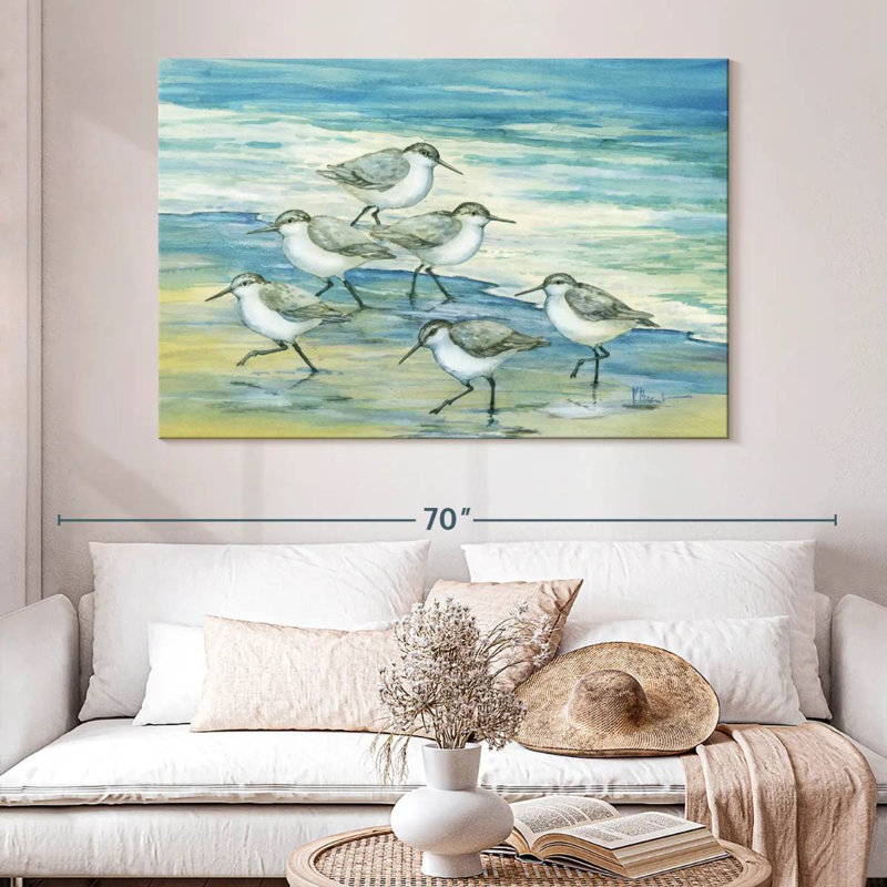 Surfside Sandpipers, 34" H x 51" W