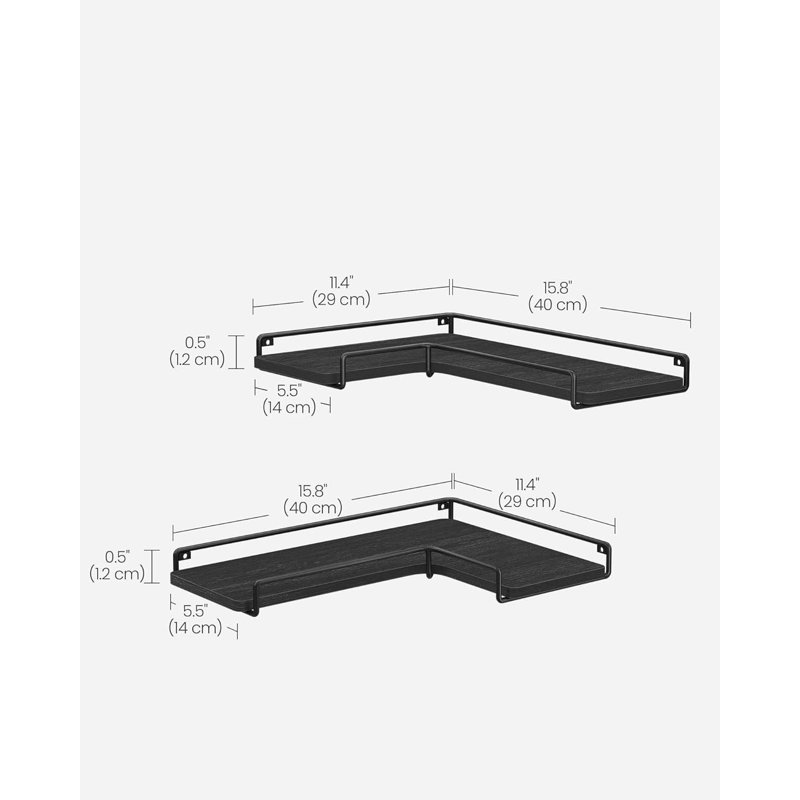 Corner Shelf, Black