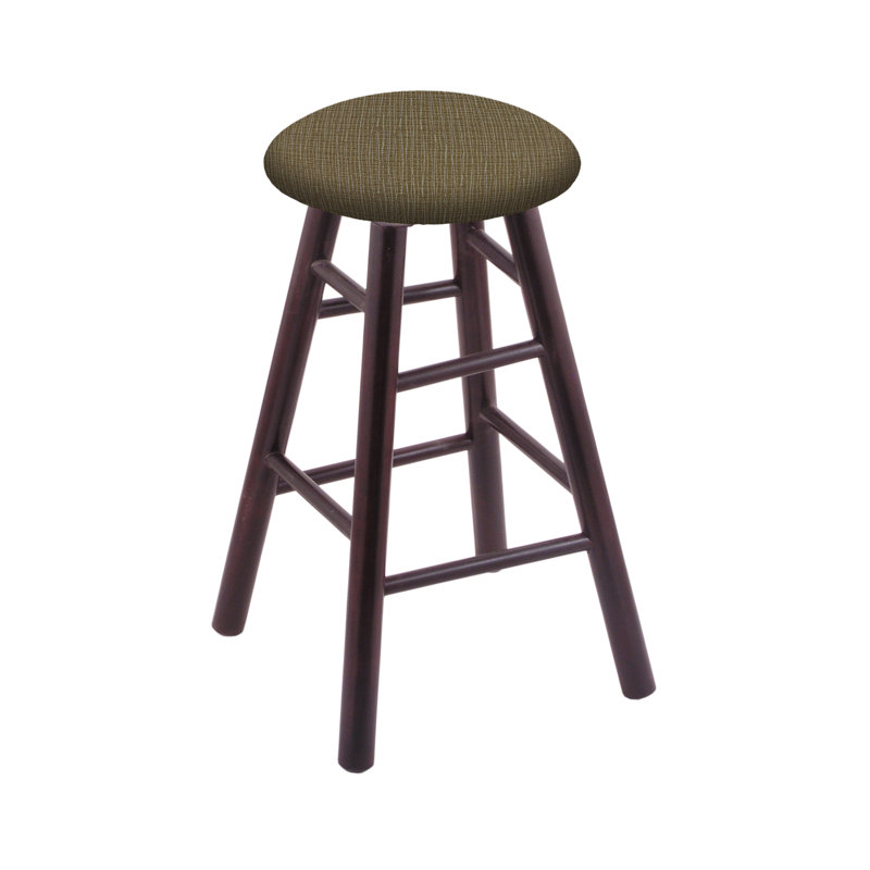 Swivel 24" Bar Stool, Dark Cherry Maple, Graph Cork, Counter Stool (24" Seat Height)