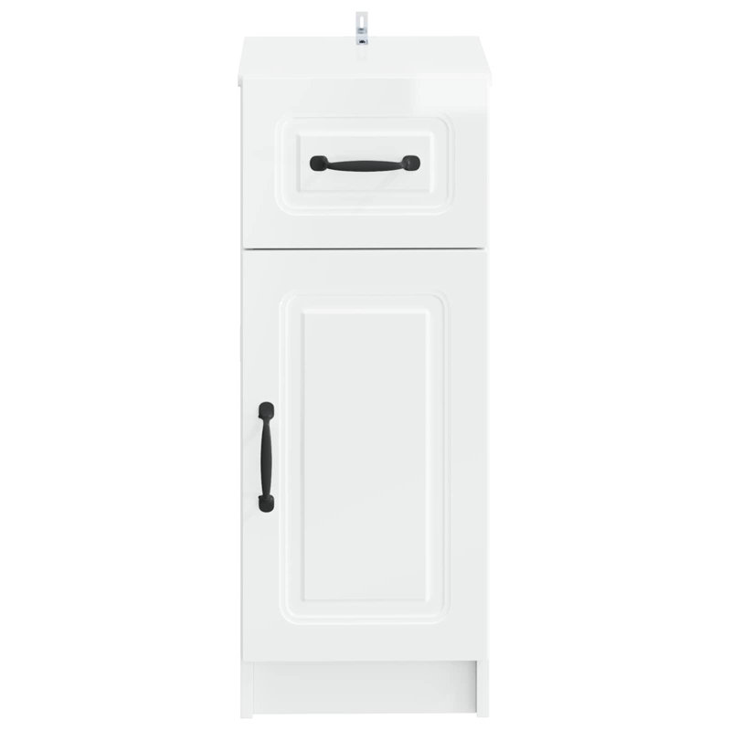 Bathroom Cabinet, High Gloss White