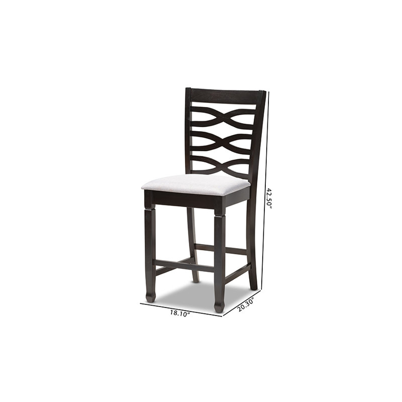Tabouret de comptoir 25 po Bloomville, Lin gris