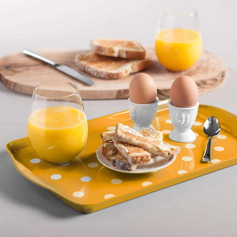Zeal Melamine Tray, Mustard