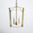 Olive 3-Light Metal Dimmable Lantern Chandelier-33484713