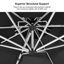 Leeven 3.65m Cantilever Parasol With Base-2141420696