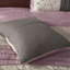 Ensemble d'édredon brodé 7 pièces mauve