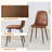 Upholstered Side Chairs With Metal Legs,Armless Dining Chair For Living Room,Kitchen,Dining Room-1312306677-1325694423