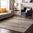 Premium Machine Washable Lyndhurst AMF996 Stripes Rug-2034794944