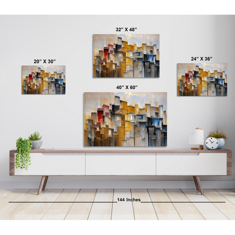 Urban Puzzle, 20" H x 30" W