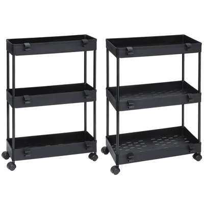 23.5'' H x 15.4'' W Utility Cart with Wheels