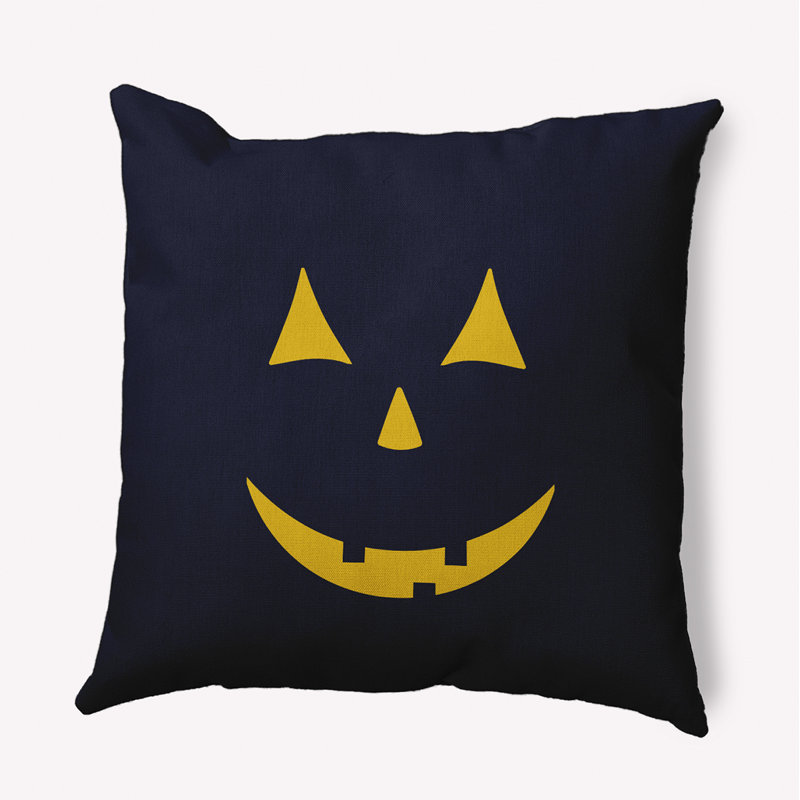 Coussin Vinco, 20 po x 20 po, Bleu marine