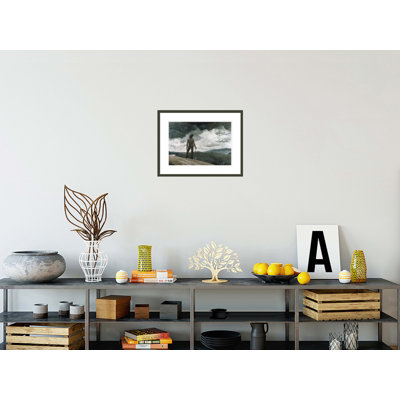 «The Woodcutter» par Winslow Homer, impression giclée sur cadre