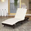 Chaise de jardin inclinable en rotin Rosengard