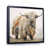 Black Floater Framed