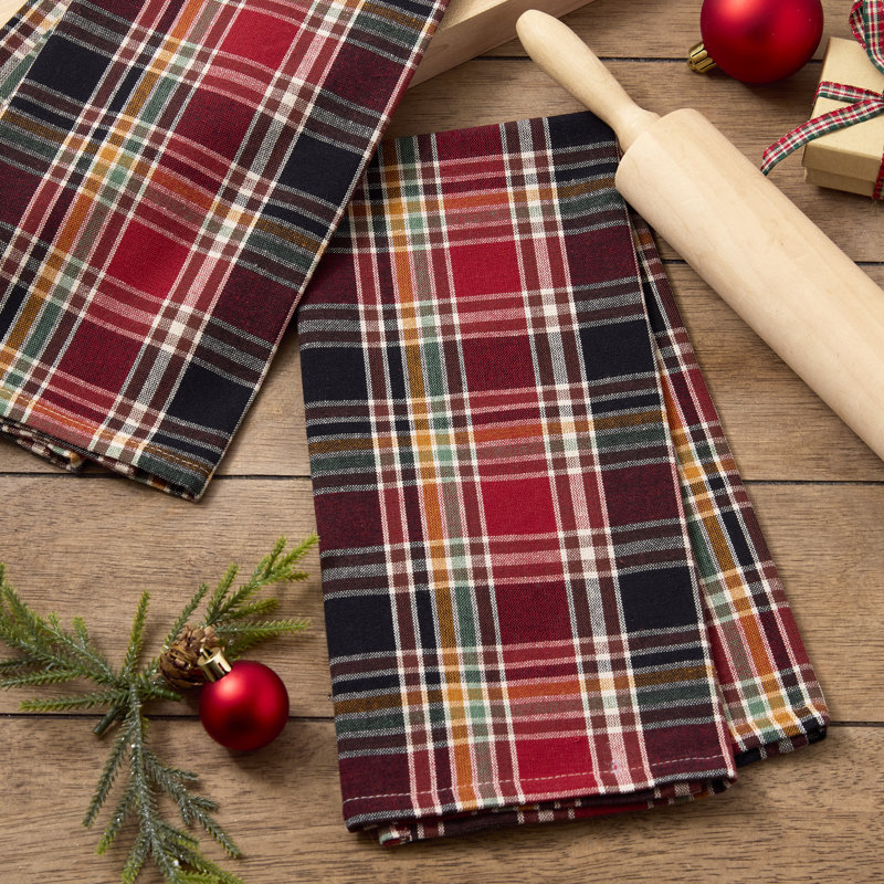 High Country Plaid Dishtowel Set/2