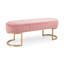 Accringt Velvet Upholstered Bench-486318692