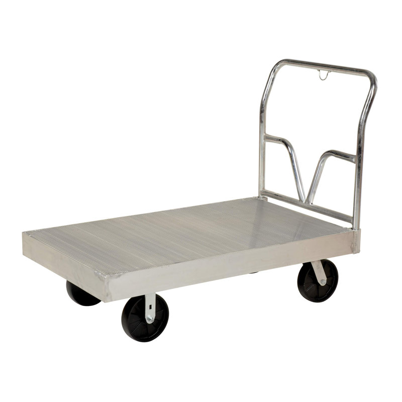 Chariot à plateforme en aluminium d'une capacité de 4 800 lb, H 40 po x l 36 po x P 76,5 po