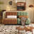 32'' Single Corduroy Reclining Sofa Chair,Ajustable Back Accent Chair,with Pillow-1908134477