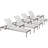 Aynura 8 Piece 76'' Long Reclining Chaise Lounge Set-1054002785