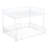 White Full Xl Over Queen Bunk Bed, Easy To Assemble, Metal Slats For Support, Space - Saving Bed With And Guardrails, Heavy Duty, Finish-551291314