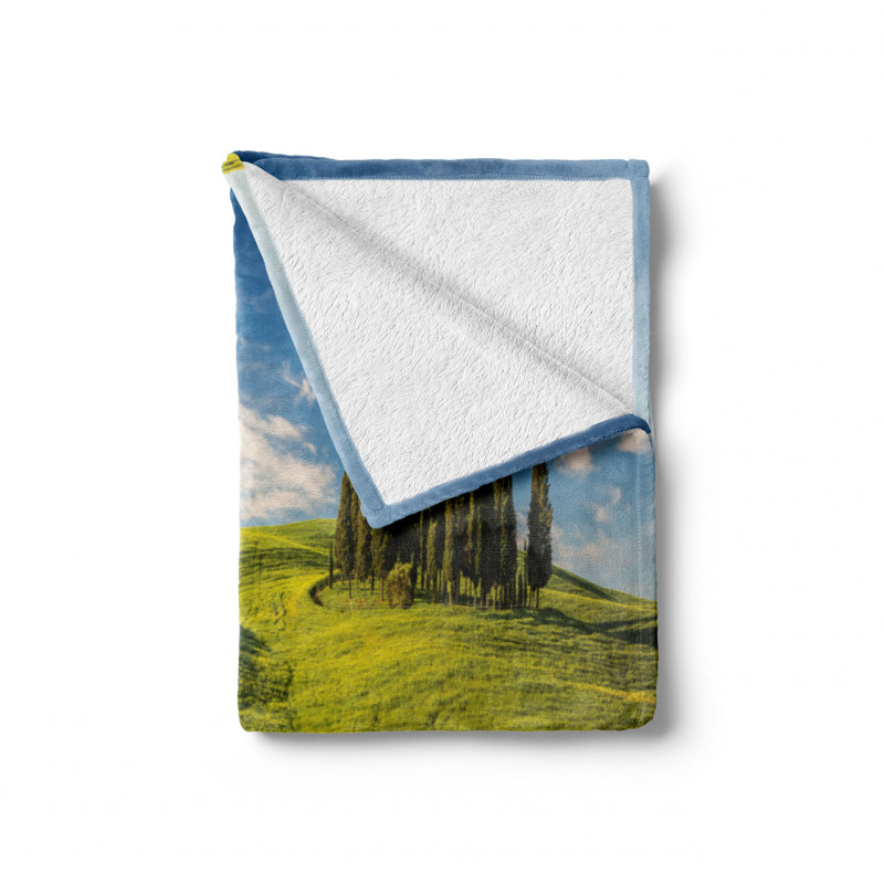 Hand Woven Throw Blanket, 50" W x 70" L