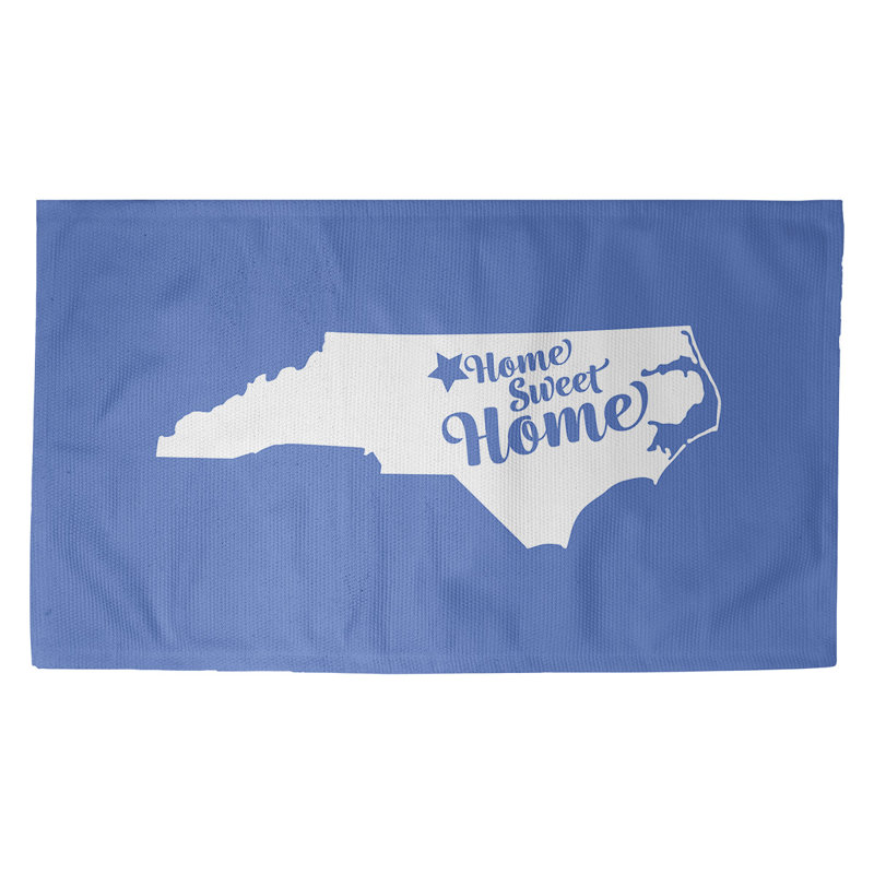 Tapis de maison bleu doux Greensboro, Rectangle 3 pi x 5 pi