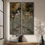 Ensemble de 2 toiles encadrées 20 x 60 pouces Vintage Floral and Landscape-182460691