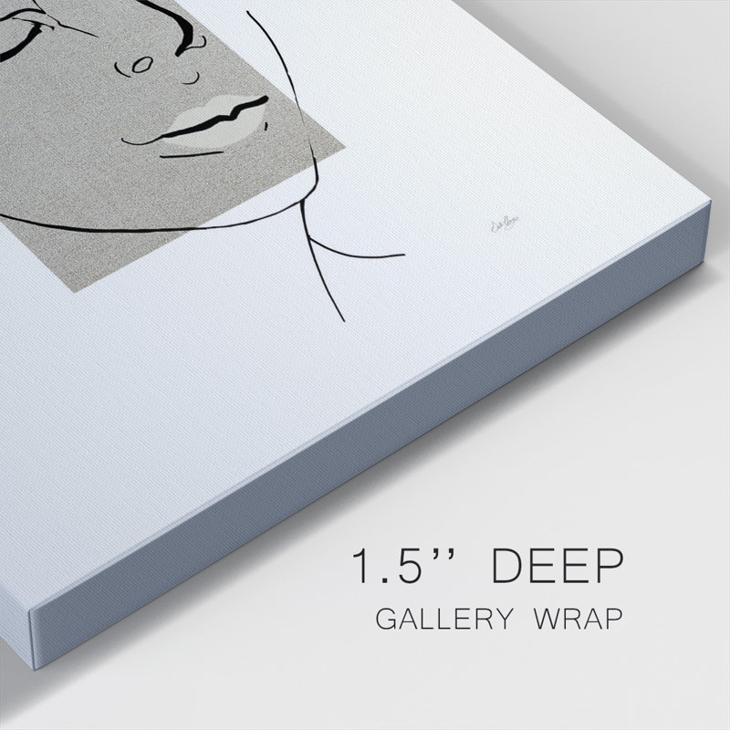 Contemporary Line Art I-Gallery Wrapped Canvas, 24" H x 24" W x 1.5" D