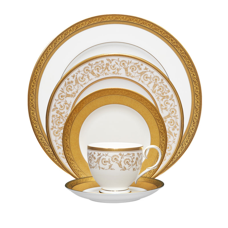 Ensemble de 4 tasses Noritake Summit Gold, 7 oz, Doré