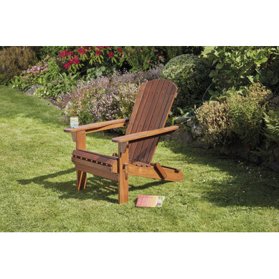 Fornear Solid Wood Folding Adirondack Chair