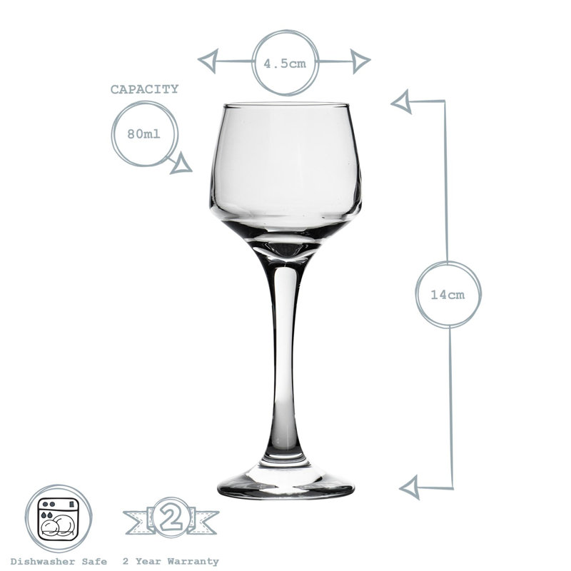 80ml Drinking Glass Set