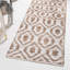 Tapis brun / beige en jute / sisal / coton tissé à plat à la main Medway-430577762