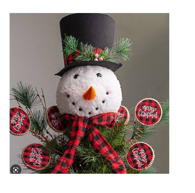 Décoration pour sommet de sapin de Noël 12 po