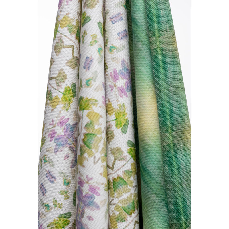 The Fields Lupine Geometric Lumbar Pillow Cover & Insert