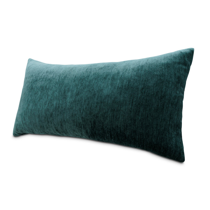 The Smith Chenille Lumbar Pillow Cover & Insert, Teal