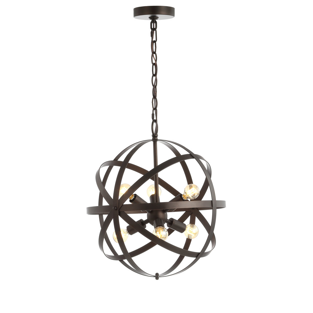 Brandl 6 - Light Oil Rubbed Bronze Geometric Pendant Wrought Studio™