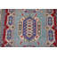Tapis bleu fait à la main Kazak