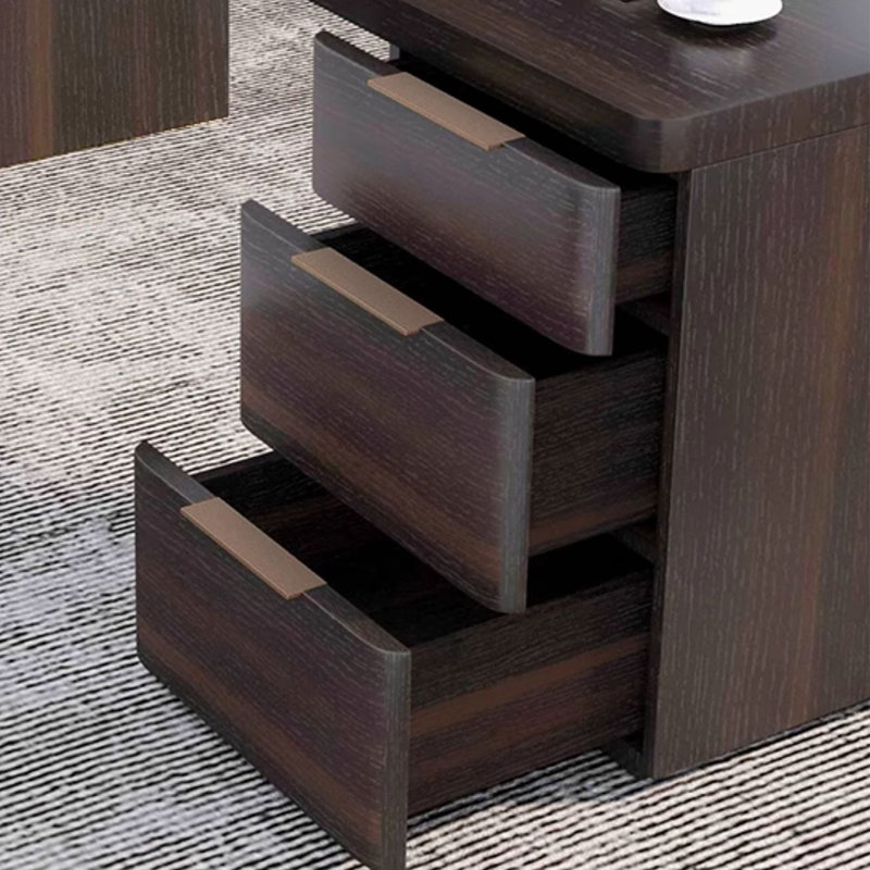 Office desk simple for home study/reading, 29.53" H x 62.99" W x 23.62" D, Tan