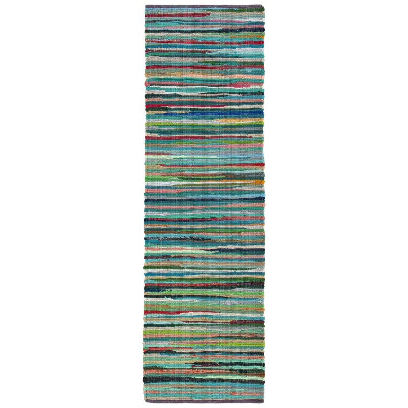 Fales Rug Hand Woven Cotton Abstract Rug, Rectangle 2'3" x 5'