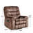 39.4" Deluxe Oversize and Super Soft Velvet Power Lift Assist Heated Massage Recliner with USB Port & Cup Holders (Set of 2)-321609411