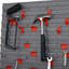 Rangement mural pour bricolage 54 pièces avec 50 crochets Nome-1447141529