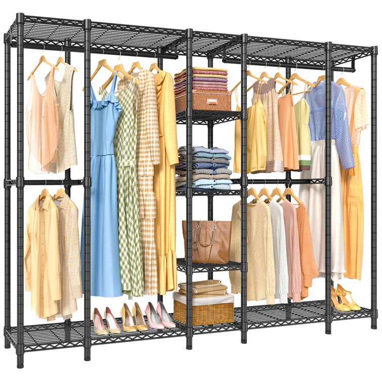 Black 8-Shelf Closet Organizer | Shelf Organizer