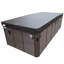 Canadian Spa Co St Lawrence 230V 10 Person 73 - Jet Acrylic Rectangle Hot Tub with Ozonator and Built-In Speaker in Chocolate