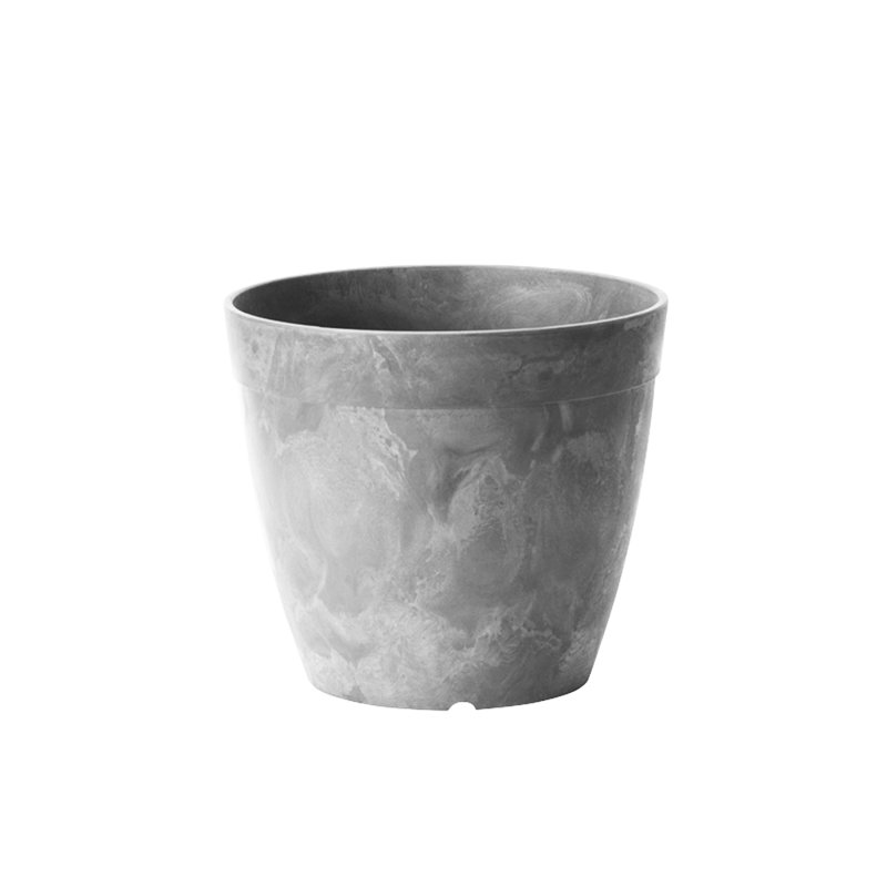 Nashville Pot Planter, Gray, 11.25" H x 12.5" W x 12.5" D